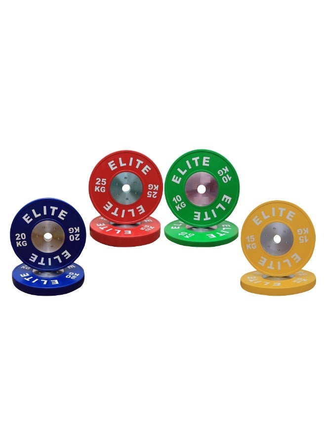 Elite Technique Bumper Plate 10 kg(51mm hole/2 PCS) - Image 2